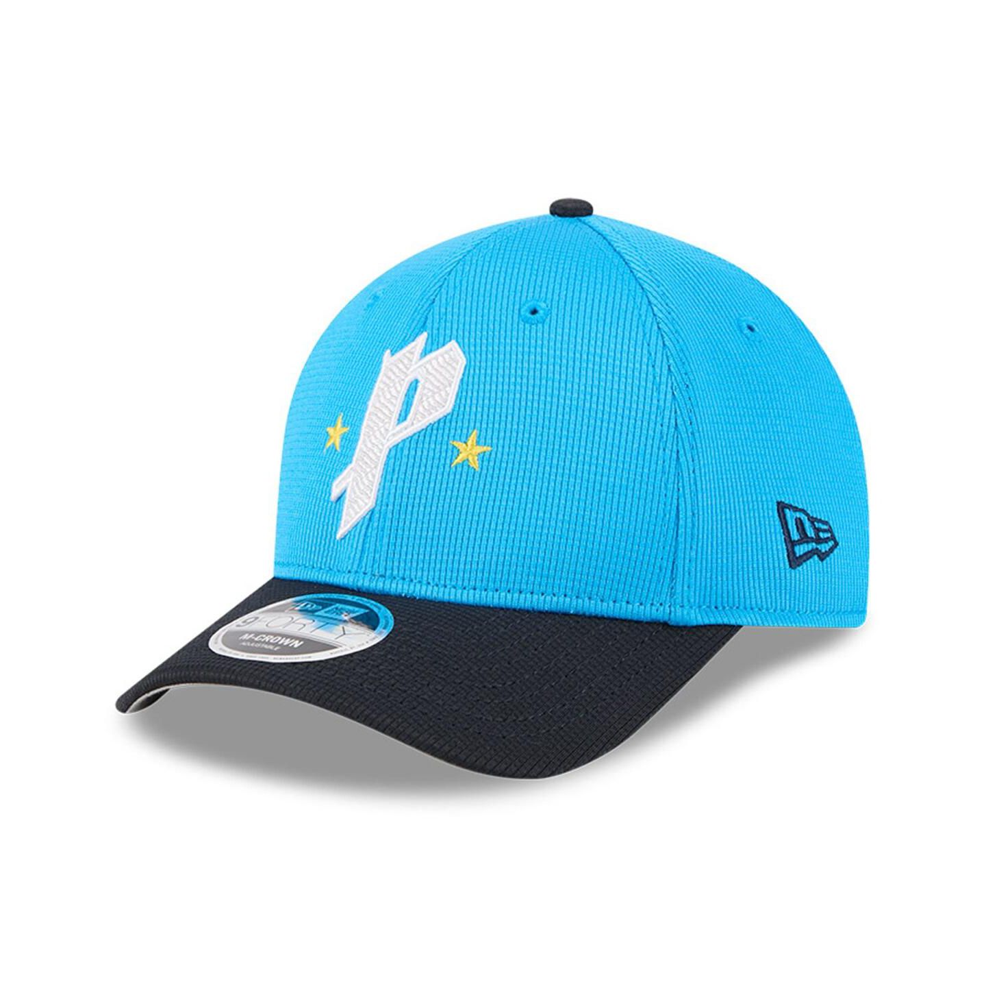 Мужская кепка New Era Neptune Blue/Navy Philadelphia Phillies City Connect Batting Practice 9FORTY M-Crown Adjustable Hat — фото 1
