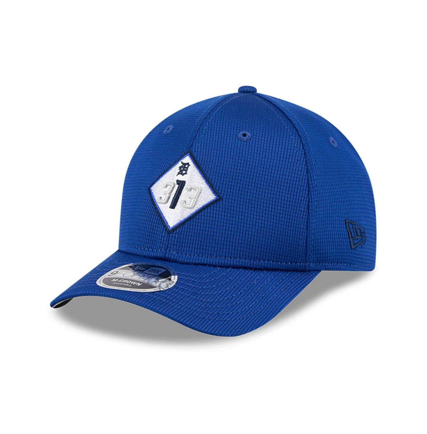Мужская кепка New Era Blue Detroit Tigers City Connect Batting Practice 9FORTY M-Crown Adjustable Hat — фото 1
