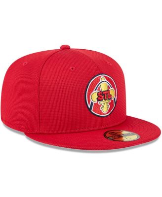 Men's Red St. Louis Cardinals City Connect Batting Practice 59FIFTY Fitted Hat