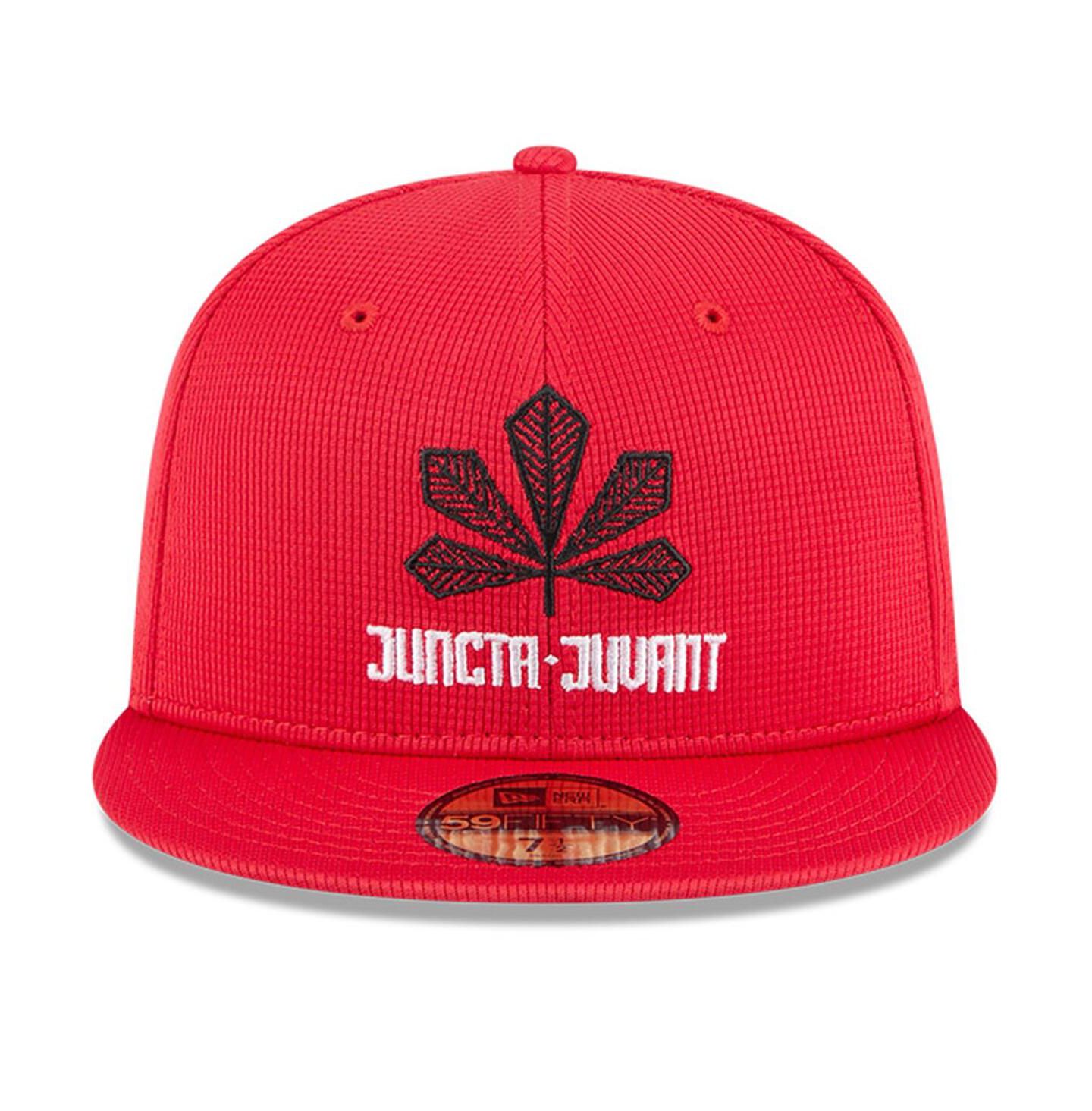 Мужская кепка New Era Red Cincinnati Reds City Connect Batting Practice 59FIFTY Fitted Hat — фото 2