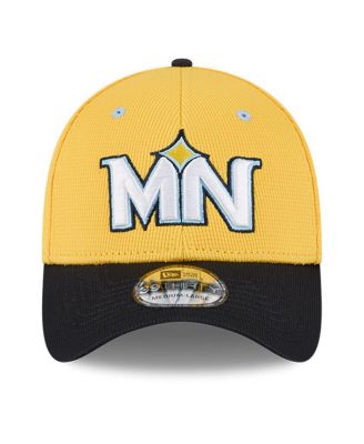 Men's Yellow/Black Minnesota Twins City Connect Batting Practice 39THIRTY Flex Hat