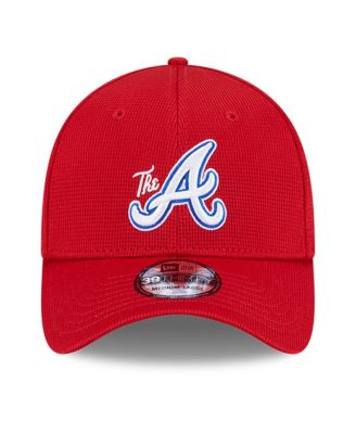 Men's Red Atlanta Braves City Connect Batting Practice 39THIRTY Flex Hat