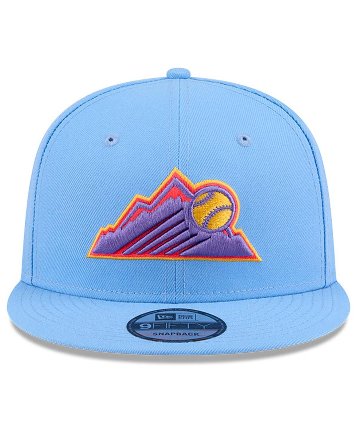 New Era Men's Light Blue Colorado Rockies 2025 City Connect 9fifty Snapback Hat