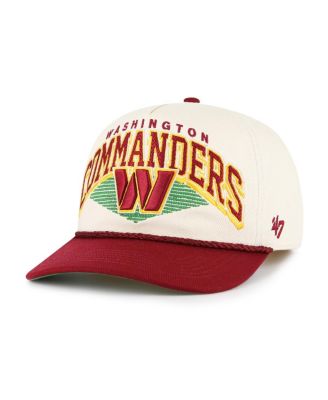 Men's Cream Washington Commanders Pomona Rope Hitch Adjustable Hat