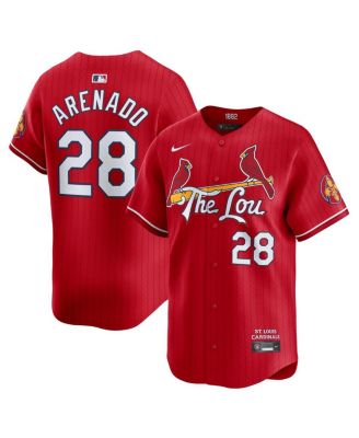 Nike - Men's Nolan Arenado Red St. Louis Cardinals City Connect Limited Jersey