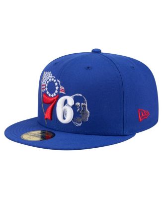 New Era - Men's Royal Philadelphia 76ers State Stitch 59FIFTY Fitted Hat