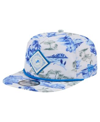 New Era - Men's White Detroit Lions Adventure Snapback Golfer Hat