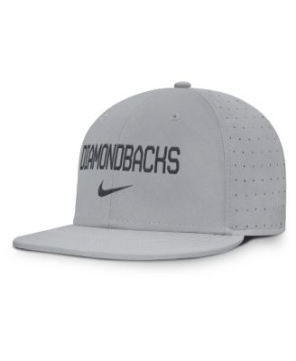 Men's Gray Arizona Diamondbacks True Performance Fitted Hat