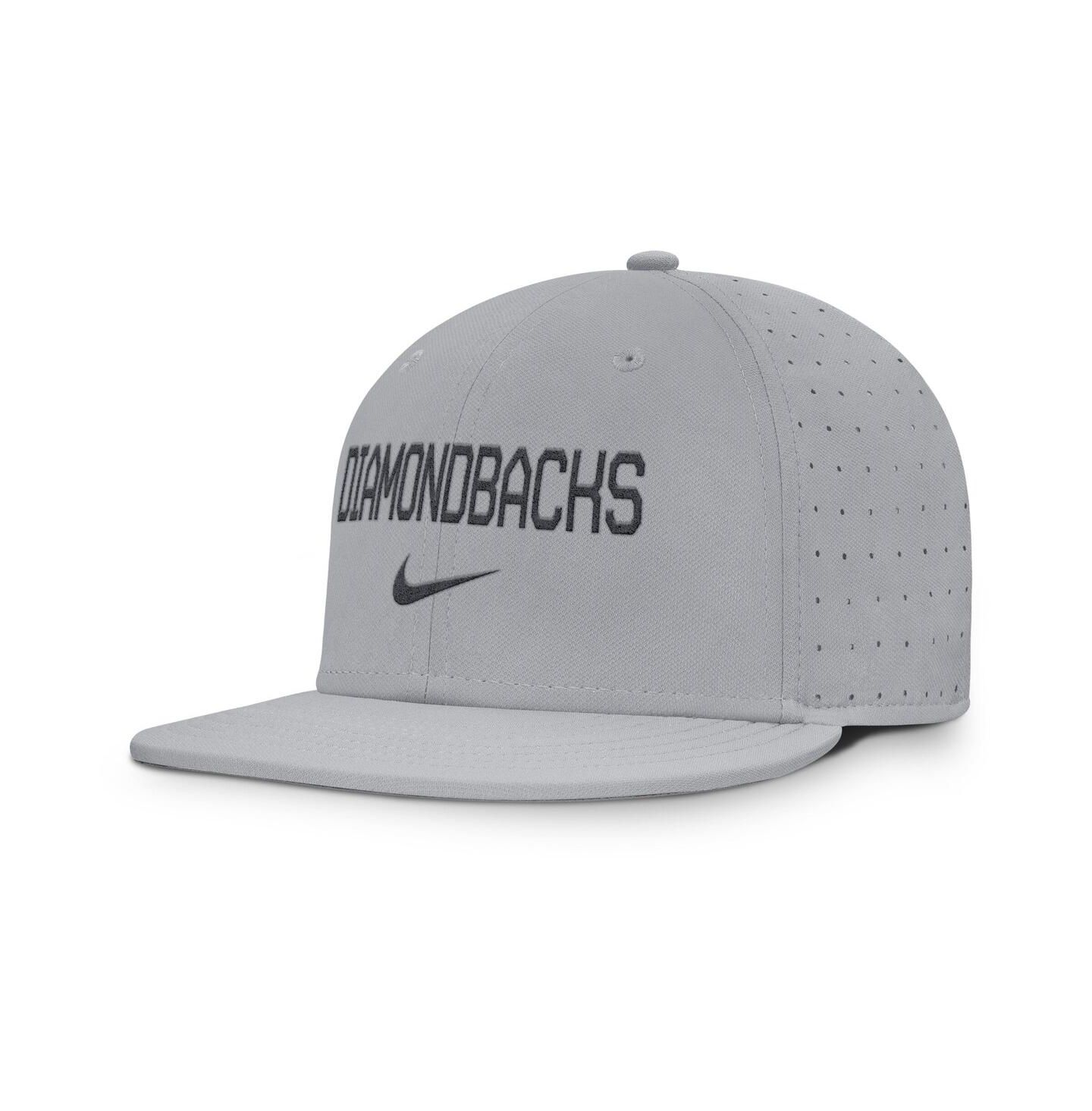 Мужская кепка Nike Gray Arizona Diamondbacks True Performance Fitted Hat — фото 3