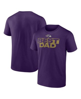 Logo Athletic - Men's Purple Baltimore Ravens Best Dad T-Shirt