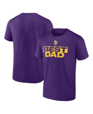 Logo Athletic - Men's Purple Minnesota Vikings Best Dad T-Shirt