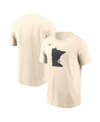 Nike - Men's Cream Minnesota Twins Camo Logo T-Shirt
