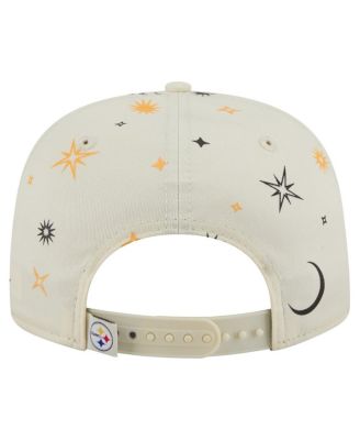 Men's Cream Pittsburgh Steelers Celestial Golfer Adjustable Hat