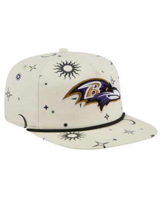 Men's Cream Baltimore Ravens Celestial Golfer Adjustable Hat