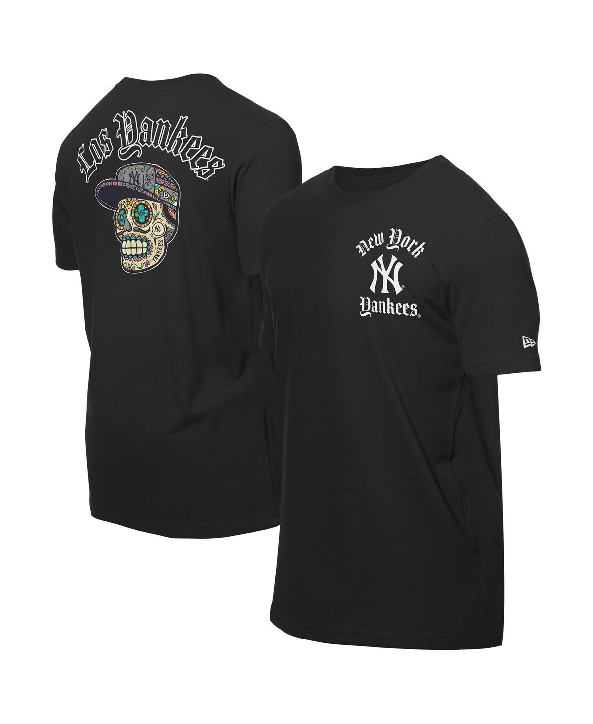 NEW ERA MEN'S BLACK NEW YORK YANKEES SUGAR SKULLS T-SHIRT 