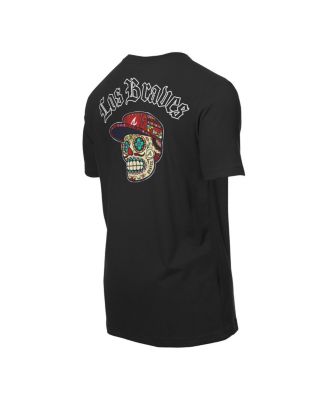 Men's Black Atlanta Braves Sugar Skulls T-Shirt