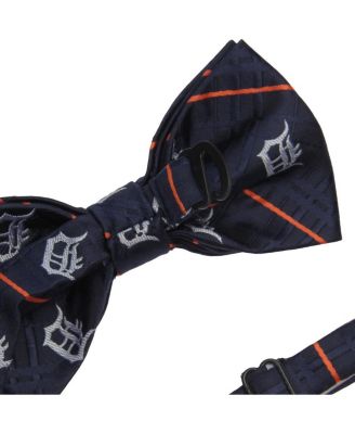 Men's Navy Detroit Tigers Oxford Bow Tie