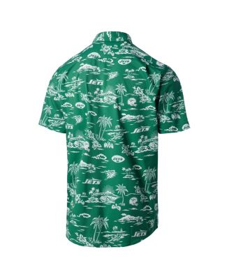 Men's Green New York Jets Throwback Pua Performance Shirt
