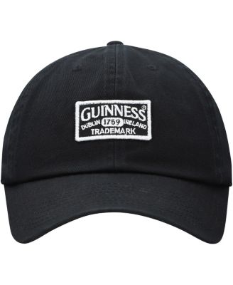 Men's Black Guinness Dad Adjustable Hat