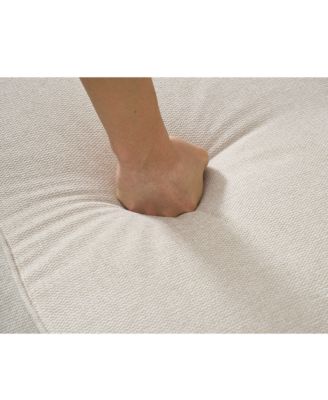 Streamdale 5-Seat Modular Sectional Sofa, Convertible L-Shaped Couch, Beige Linen