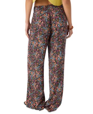 Juniors' Jonie Floral Ditsy-Print Pants
