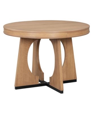 Streamdale 5-Piece Geometric Dining Set with Extendable Table