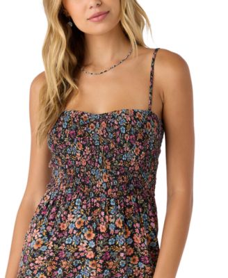 Juniors' Kaylane Smocked Jumpsuit