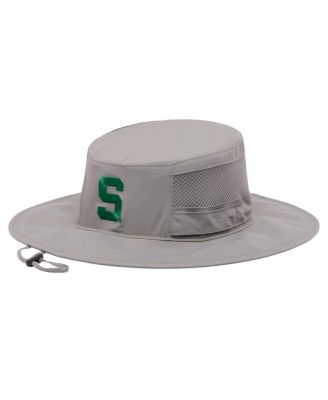 Columbia - Men's Gray Michigan State Spartans Bora Bora III Omni-Shade Booney Hat