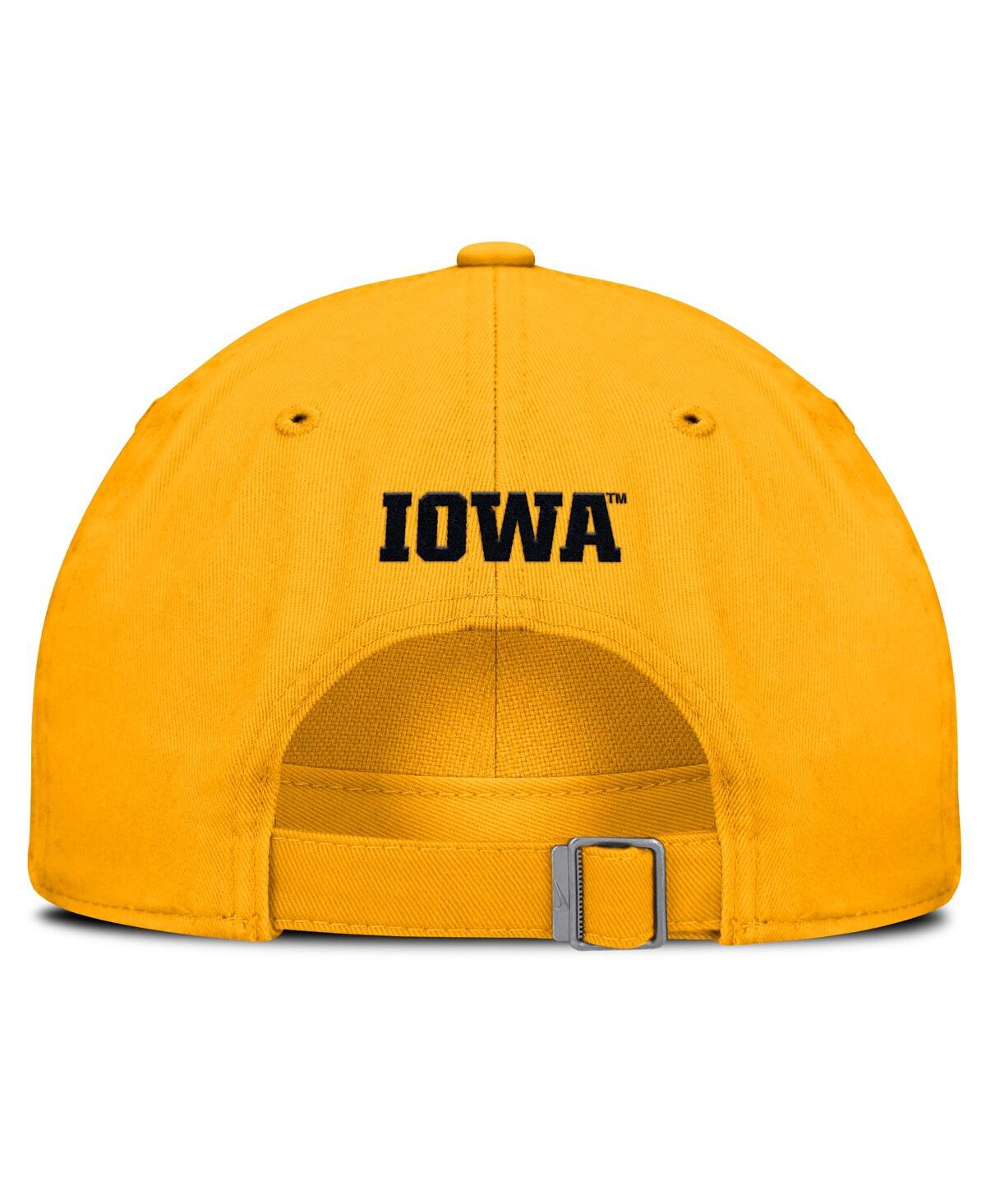 Nike Gold Iowa Hawkeyes Primetime Club Adjustable Hat