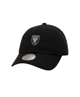 Mitchell & Ness - Men's Black Inter Miami CF Perfect Strapback Adjustable Hat
