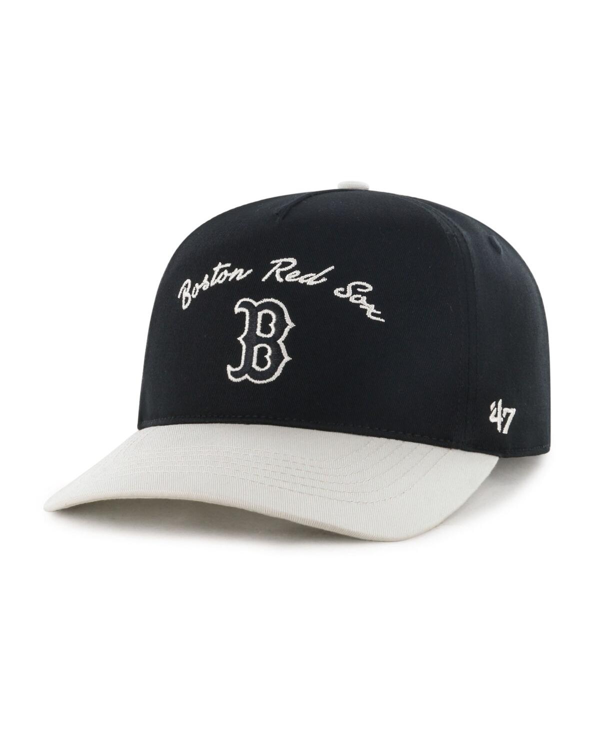 47 Brand Men's Black Boston Red Sox Stable Hitch Adjustable Hat