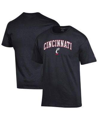Champion - Men's Black Cincinnati Bearcats Arch Over Logo T-Shirt