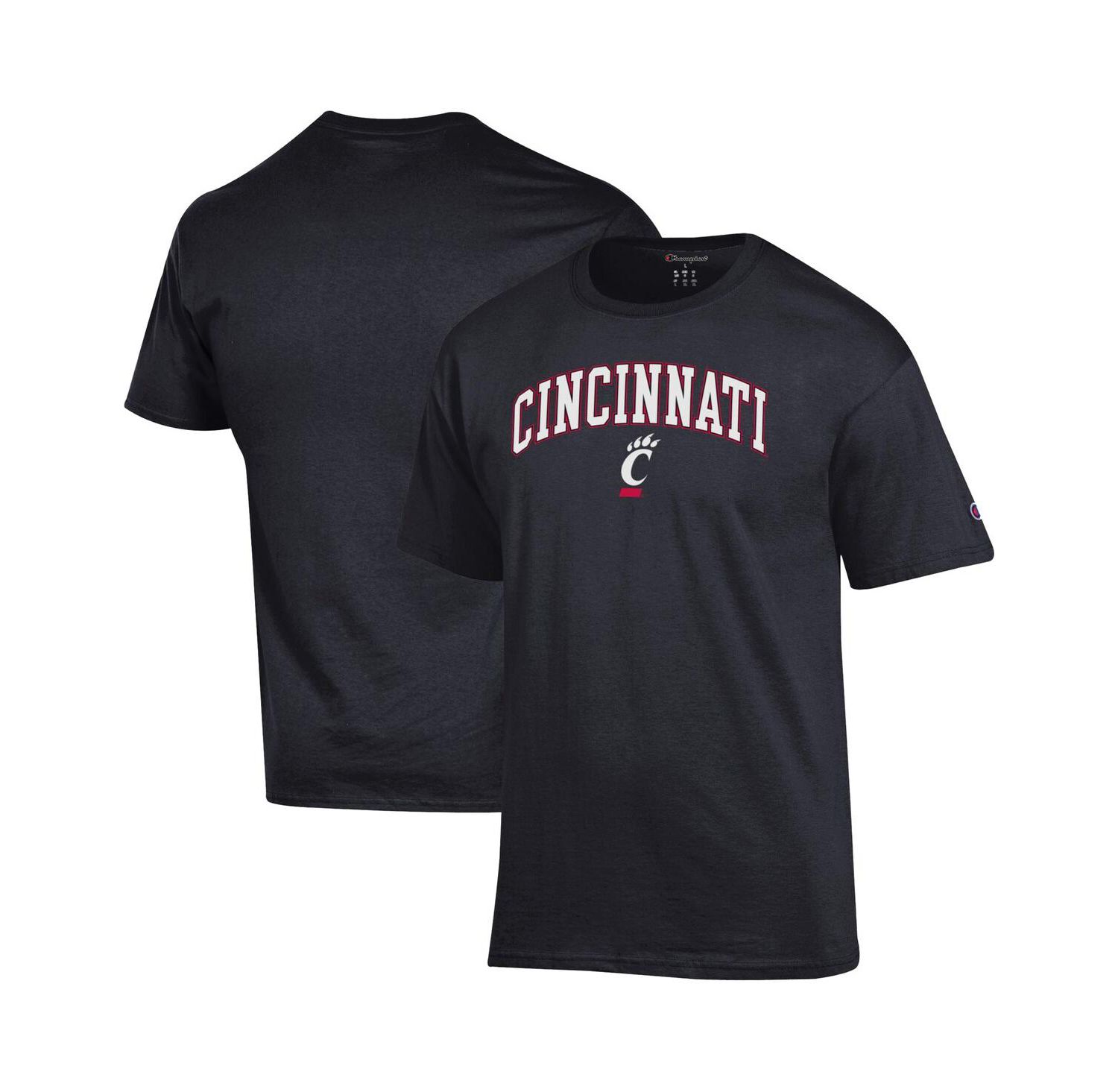 Men's Red Cincinnati Bearcats Arch Over Logo T-Shirt