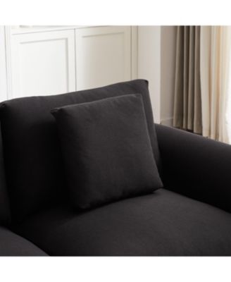 Streamdale 3-Seat Modular Sofa with Ottoman, L-Shaped Sleeper Sofa, 102.2