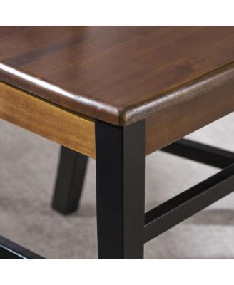 Streamdale Farmhouse Dining Chair Set (2) Rustic, Stylish, Durable Acacia Wood