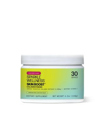 Skin Boost [30-Serves] Collagen Powder Supplement with VERISOL Bioactive Hydrolyzed Collagen Peptides & Vitamin C to Improve Skin, Hair & Nail Health