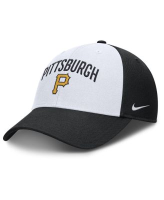 Nike - Men's White/Black Pittsburgh Pirates Club Performance Adjustable Hat