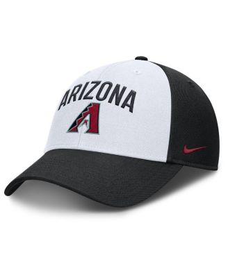 Nike - Men's White/Black Arizona Diamondbacks Club Performance Adjustable Hat