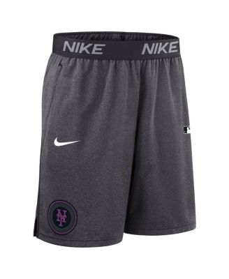 Men's Anthracite New York Mets Authentic Collection City Connect Performance Knit Shorts