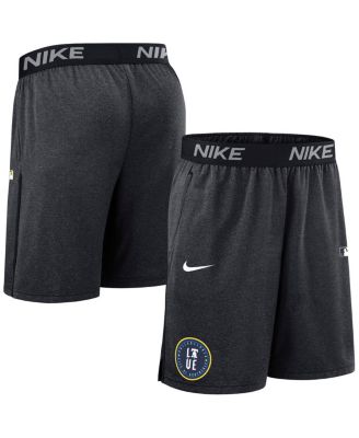 Nike - Men's Black Philadelphia Phillies Authentic Collection City Connect Performance Knit Shorts