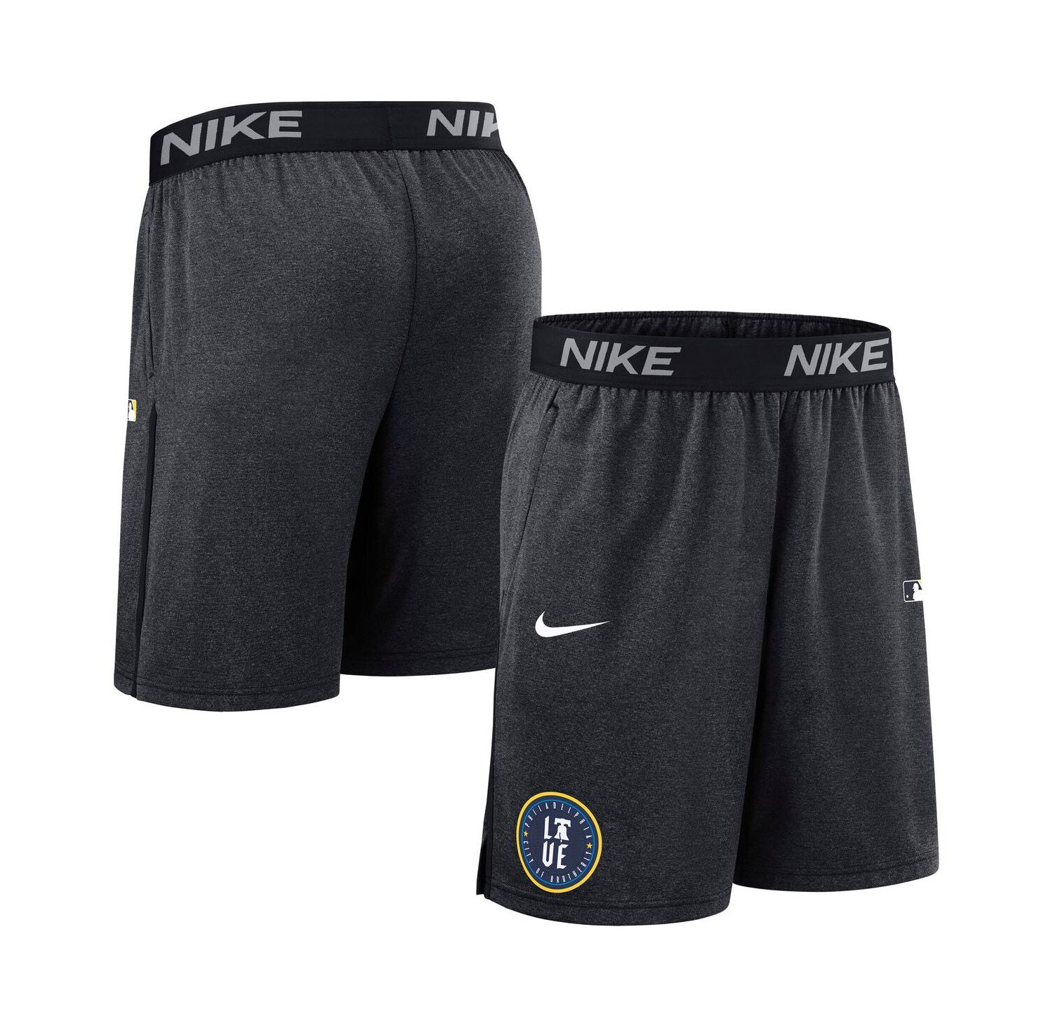 Men's Black Philadelphia Phillies Authentic Collection City Connect Performance Knit Shorts
