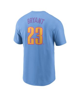 Men's Kris Bryant Light Blue Colorado Rockies 2025 City Connect Fuse Name Number T-Shirt