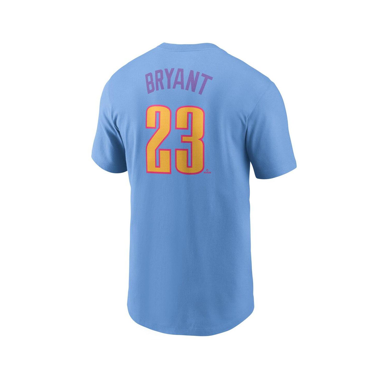 Men's Kris Bryant Light Blue Colorado Rockies 2025 City Connect Fuse Name & Number T-Shirt