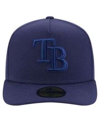 Men's Navy Tampa Bay Rays Color Pack A-Frame 59FIFTY Fitted Hat