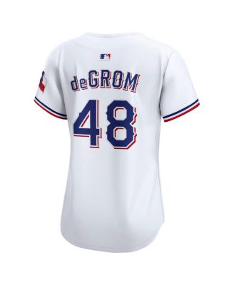Women's Jacob deGrom White Texas Rangers Home Limited Jersey