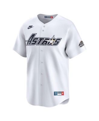 Men's Craig Biggio White Houston Astros Throwback Cooperstown Collection Limited Jersey
