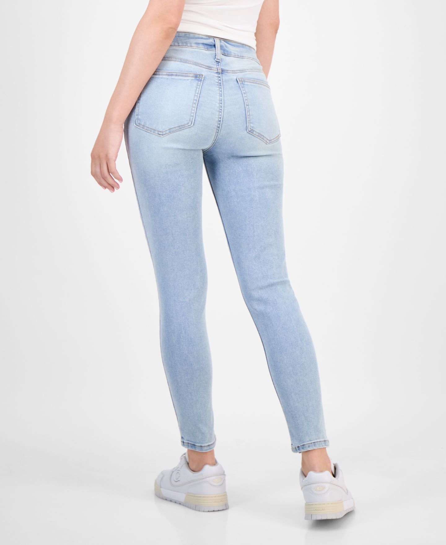 Женские джинсы Celebrity Pink Juniors' Mid-Rise Ankle Skinny, цвет: Giant Steps — фото 12
