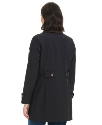 Women's Hooded Corduroy-Collar Softshell Coat, Exclusively at Macy's