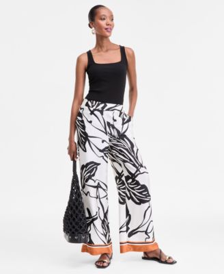 Womens Printed Wide Leg Pants Exclusively At Macys P Xs 3x