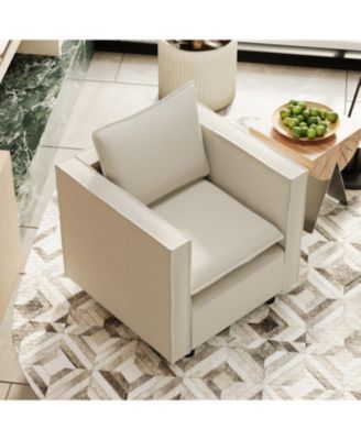 Armchair with Pillow – Soft, Stylish & Compact for Bedrooms, Corners, Reading Rooms – Comfortable Seating with Modern Look